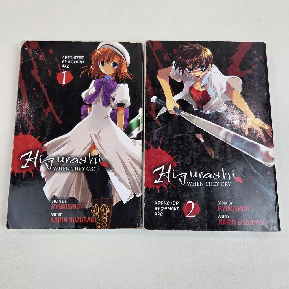 Higurashi When They Cry Volume 1 &2: Abducted By Demons Arc English Manga